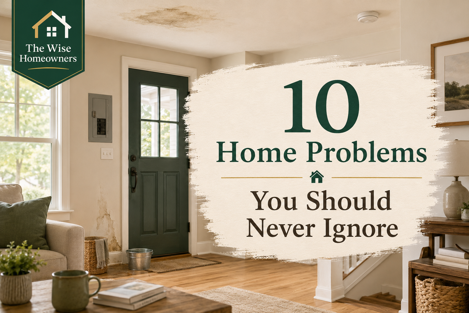 10 Home Problems You Should Never Ignore