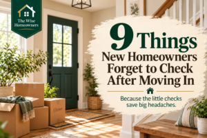 9 Things New Homeowners Forget to Check After Moving In